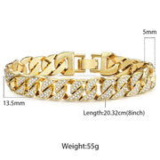 Miami Gold Curb Cuban Bracelet